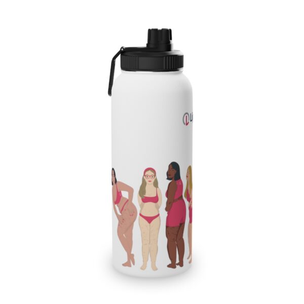 "Gemeinsam Stark" Trinkflasche – 1 L - Sportdeckel – Bild 3